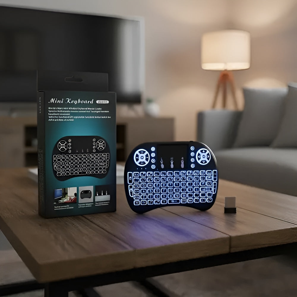 Mini Teclado Inalambrico Led para Smart Tv