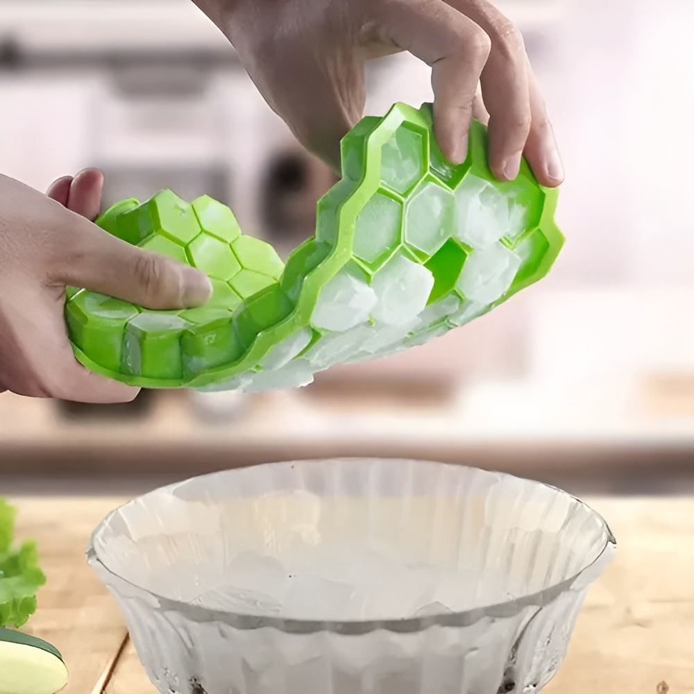 Bandeja de silicona para cubitos de hielo