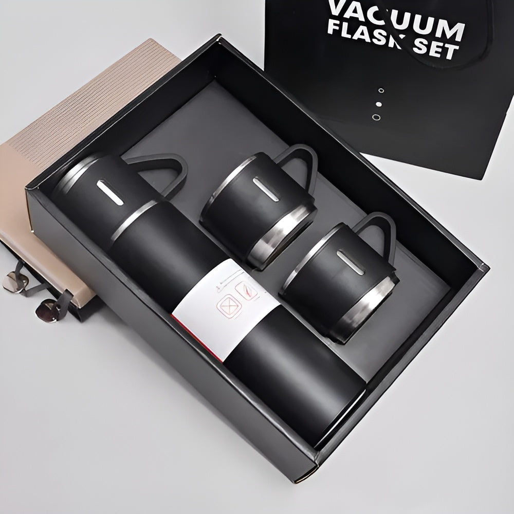 Termo para bebidas calientes y frías con tazas