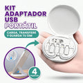 Kit de almacenamiento de tarjetas adaptadoras USB