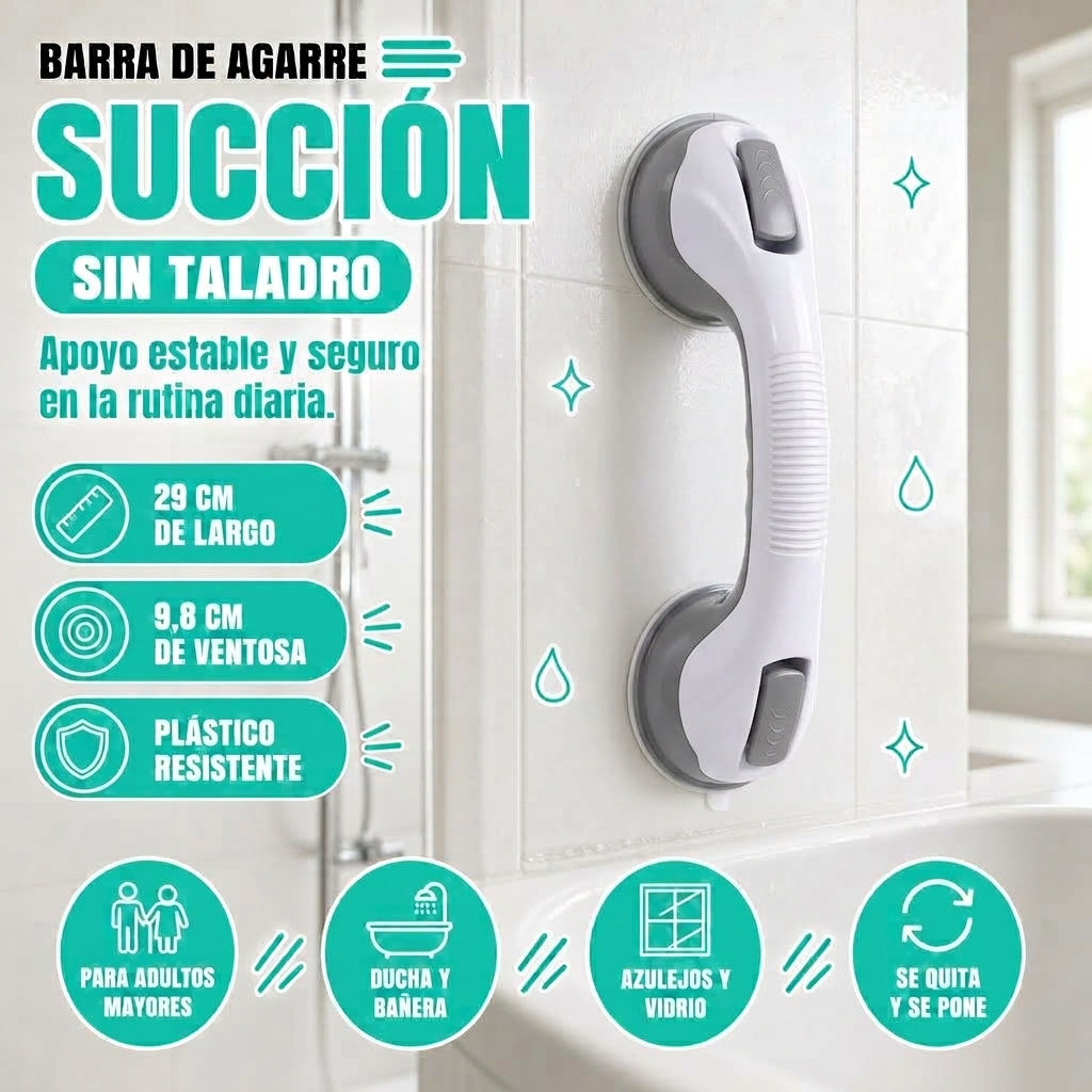 Barra de agarre para baños