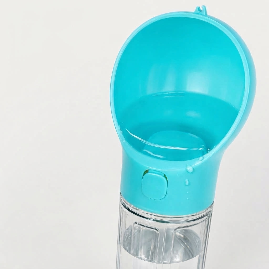 Botella de agua multifuncional 5 en 1 para mascota