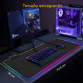 Alfombrilla de raton con luces LED