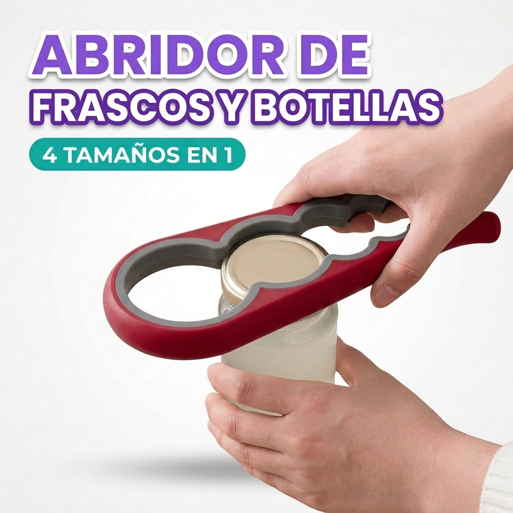 Abridor de botellas con agarre