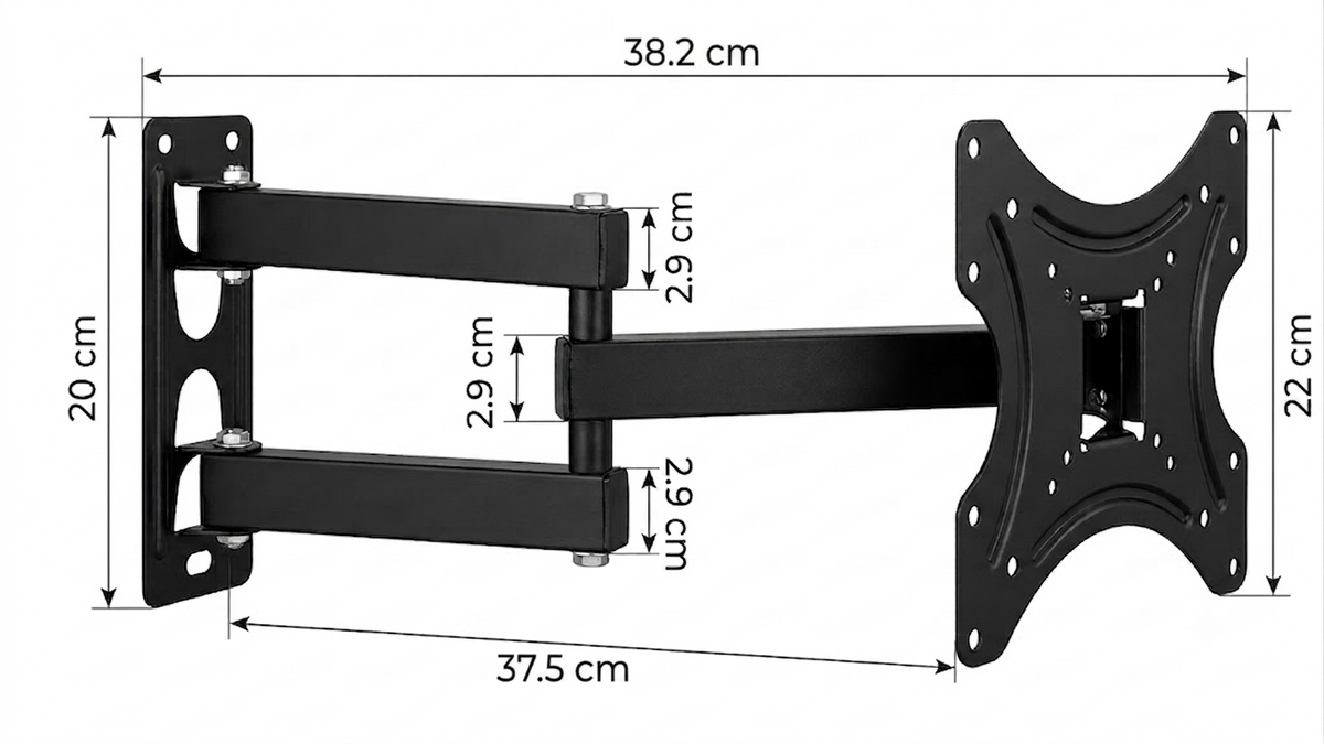 Soporte de TV con Inclinación y Giro Extendido de 32 a 55 pulgadas