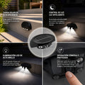 Lampara solar LED con sensor de movimiento