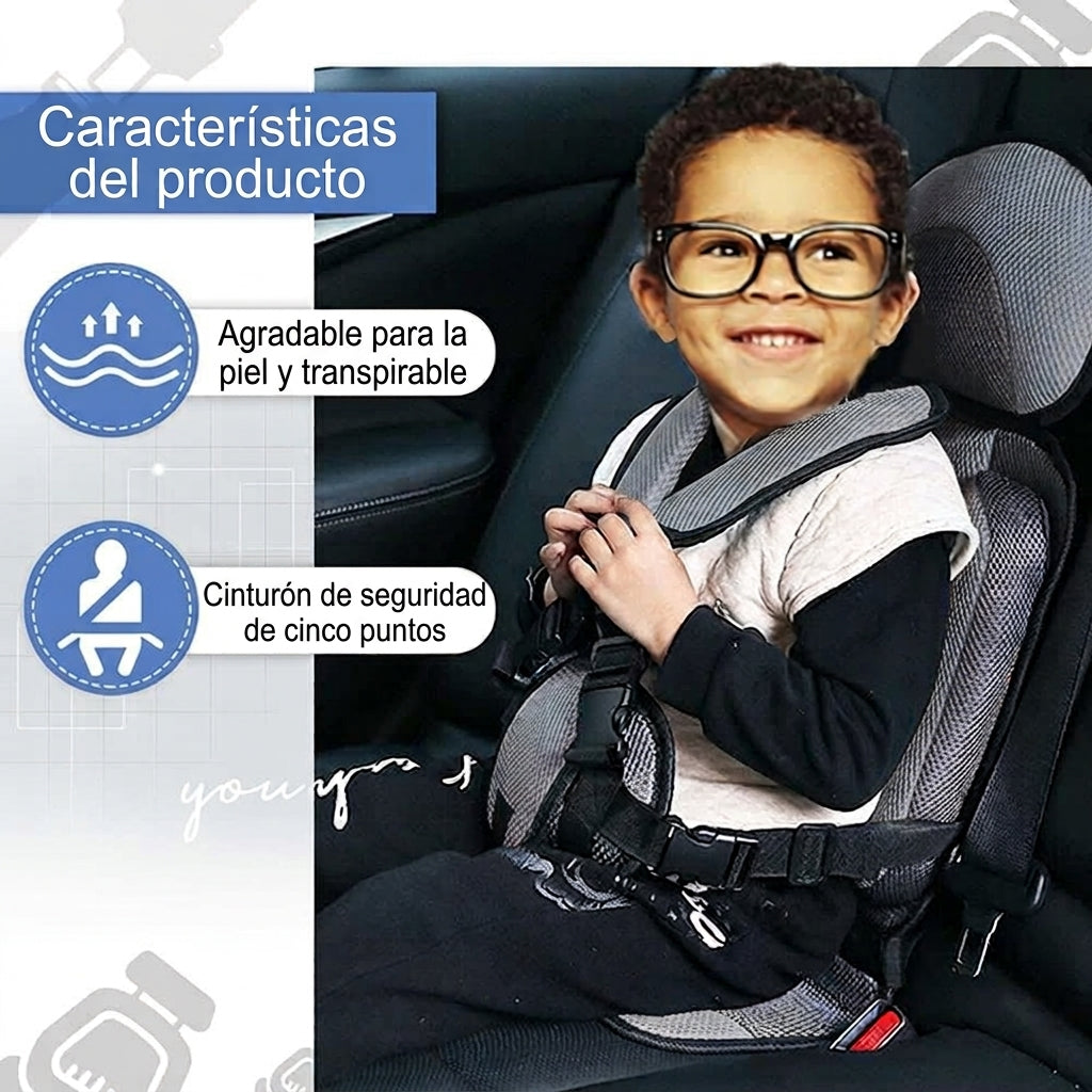 Asiento ajustable de carro para bebe