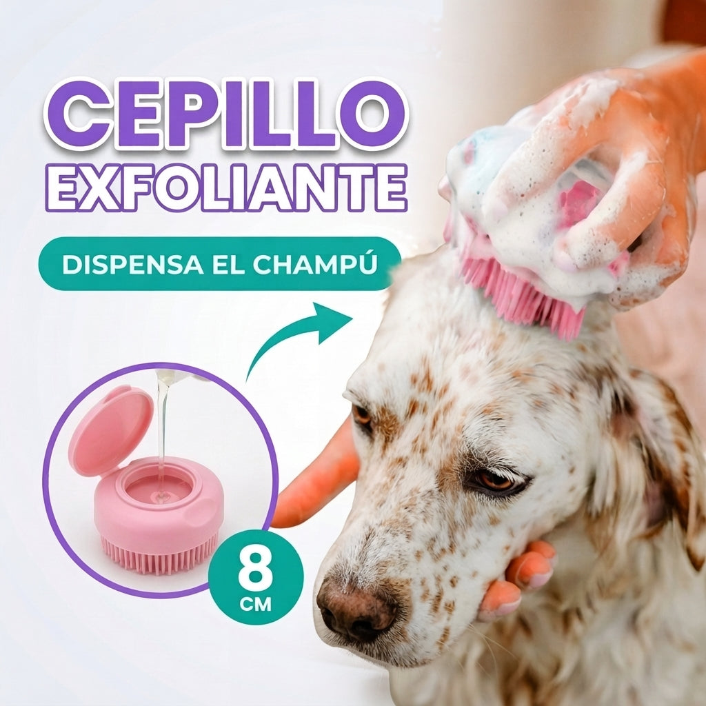 Cepillo de silicona exfoliante