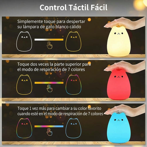 Lampara de silicona para mesa