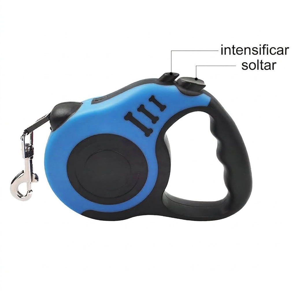 Correa retractil automatica para perro