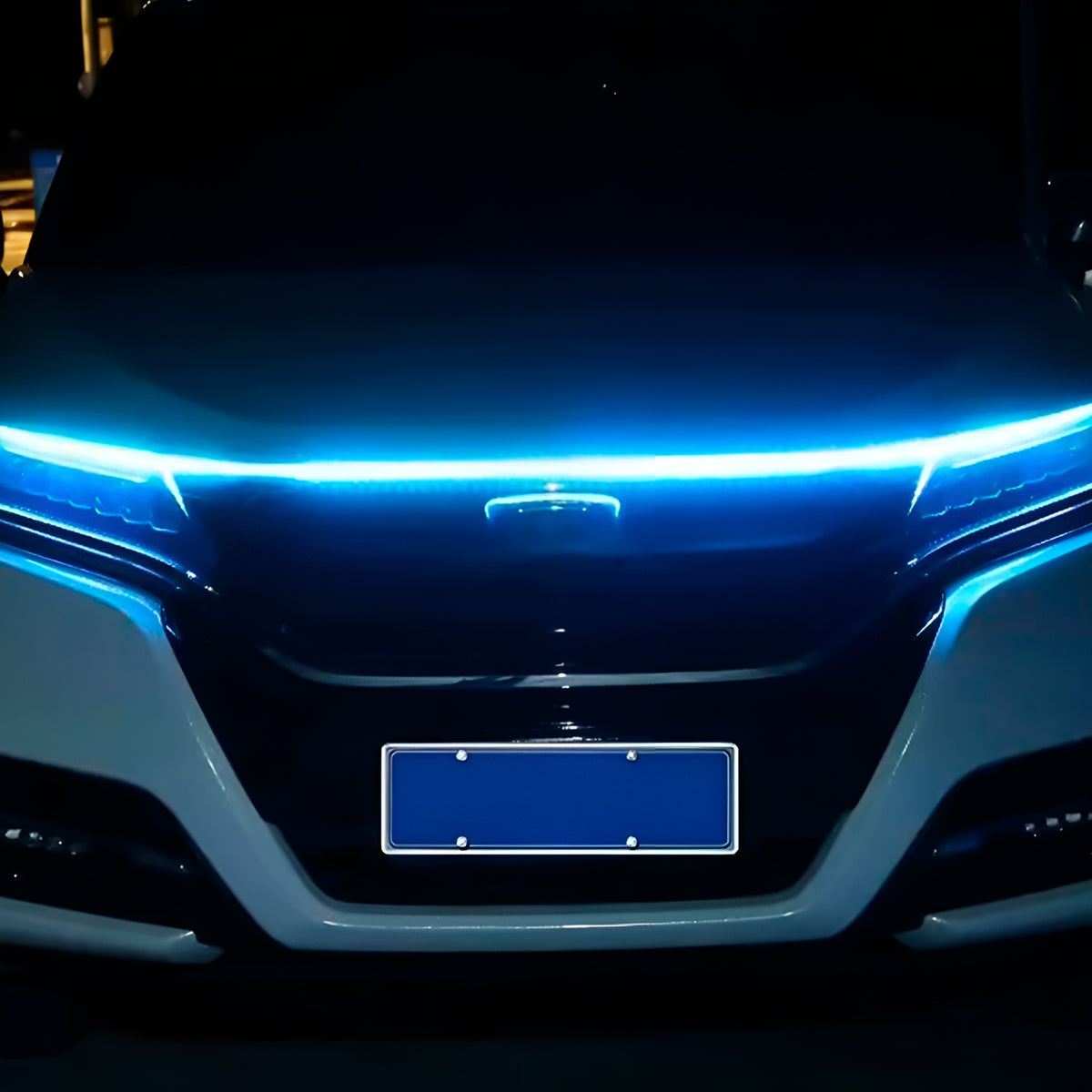 Tiras de luz LED blanca para capó de carro