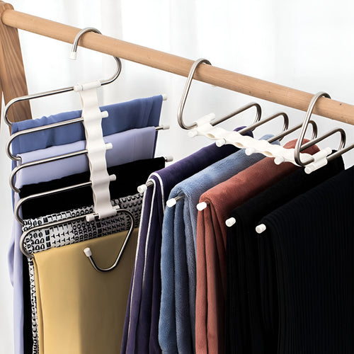 Colgador pantalones de acero inoxidable (1 unidad)
