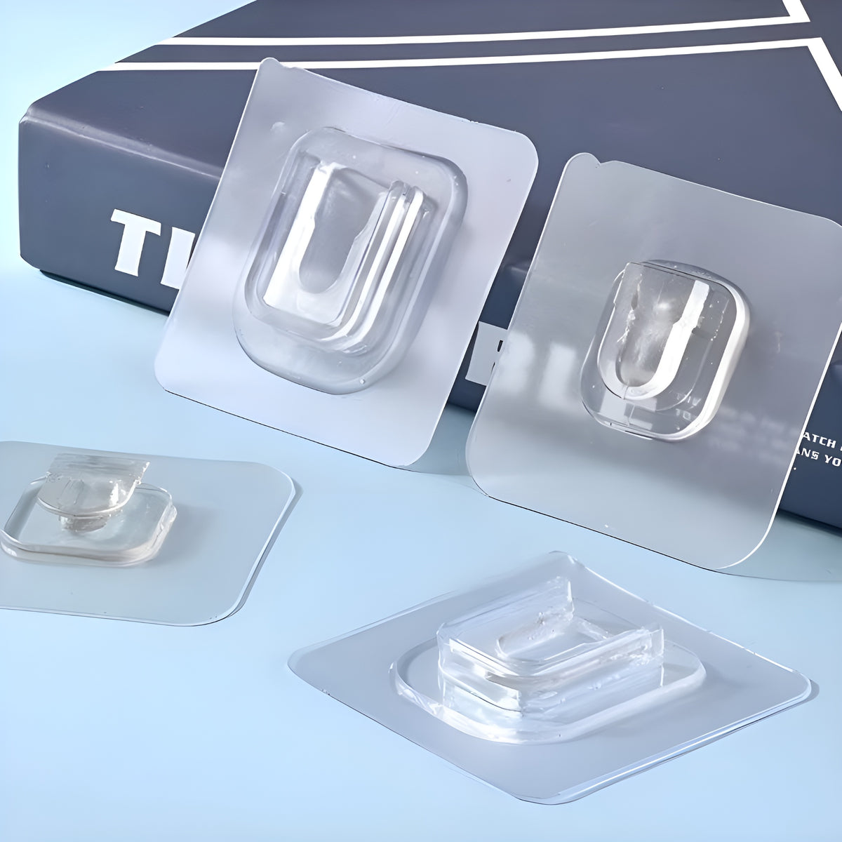 Ganchos Adhesivos Multifuncionales (Pack de 10 Pares)