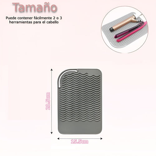 Alfombra Resistente al Calor Para Plancha de Cabello