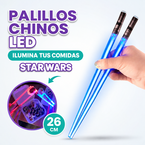 Palillos chinos LED para sushi