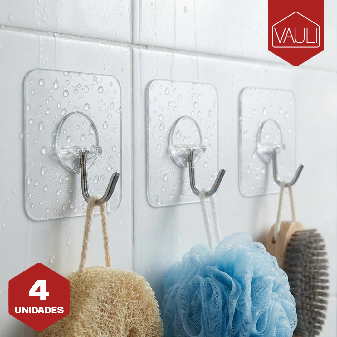 Ganchos Adhesivos Vauli  (4 unidades) – Disponible en NQLN Store con envío gratis desde $20