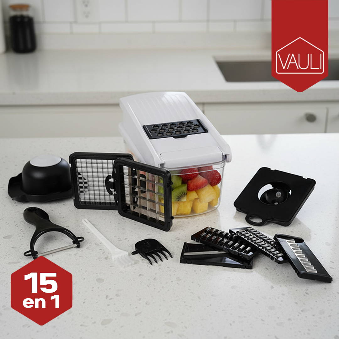Cortador multifuncional Vauli 15 en 1 – Disponible en NQLN Store con envío gratis desde $20