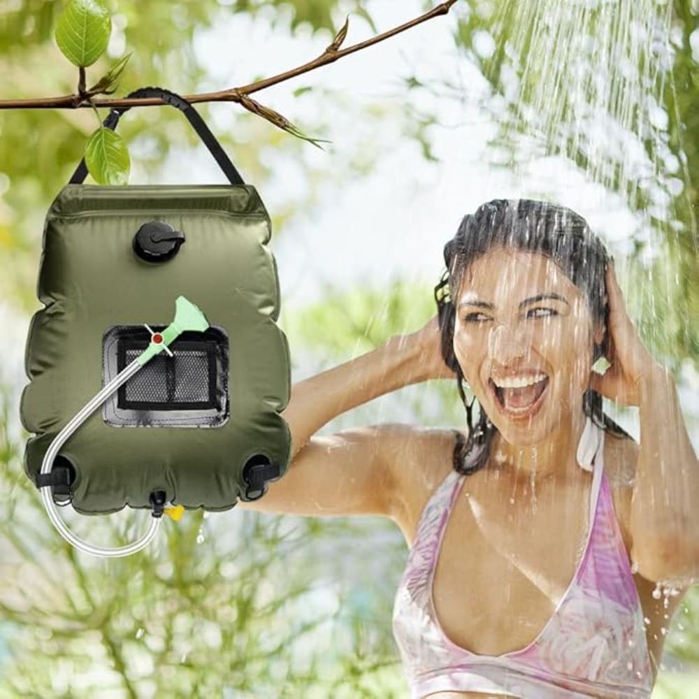 Bolso de ducha solar portatil