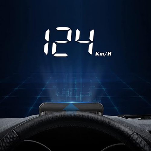Velocímetro con proyección en retrovisor