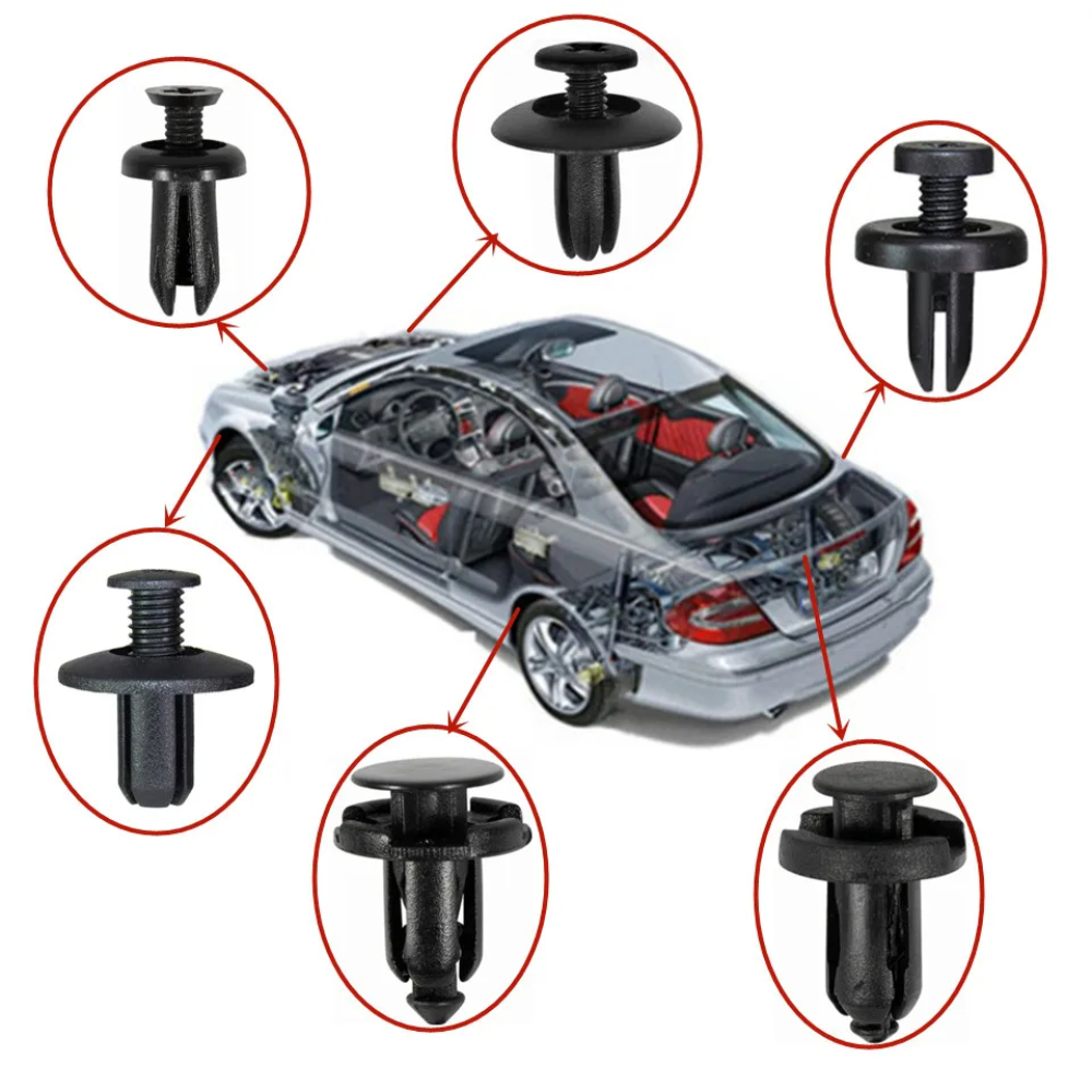 Tornillos de sujecion automatico para carroceria de carro (6 tipos de tamaños)