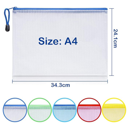 Bolsa transparente para documentos