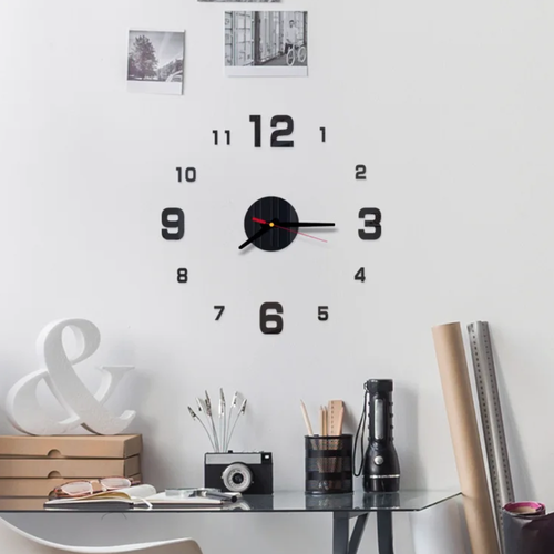 Reloj de pared 3D sin marco