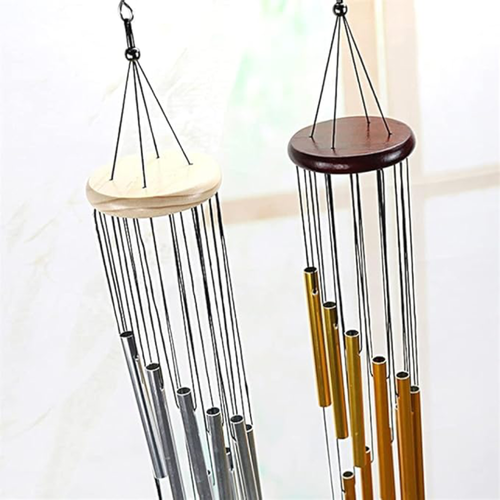 Campana de viento de metal para exteriores