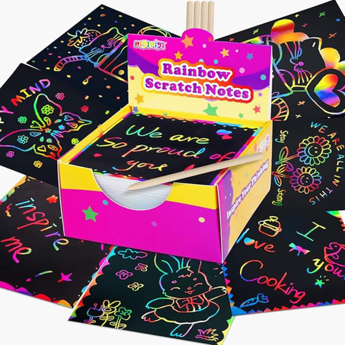 Notas magicas para raspar