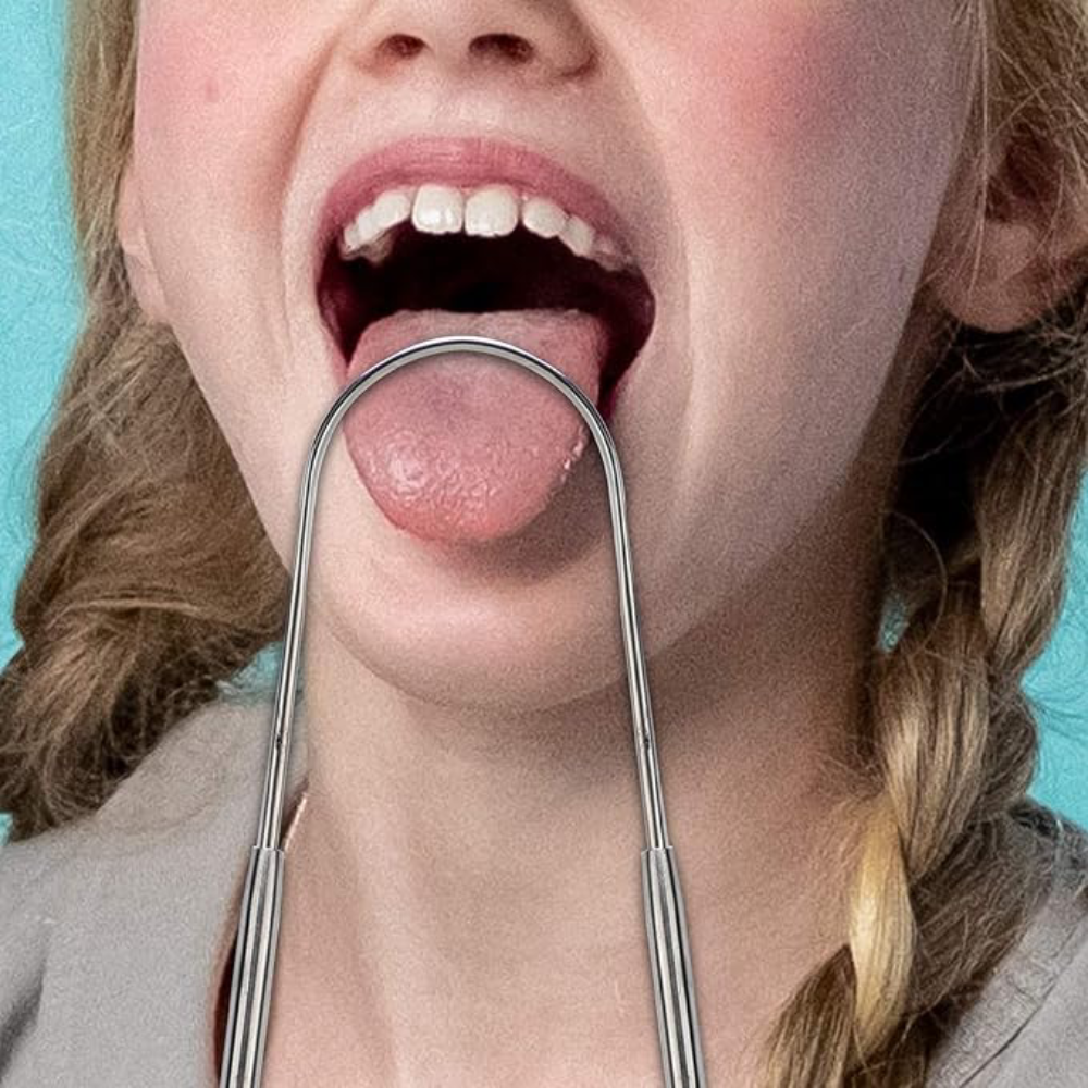 Limpiador De Cepillo De Lengua Con Agarre No Sintético (Set)