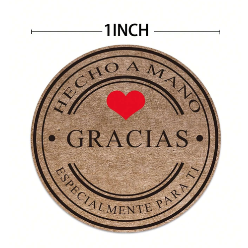 Rollo de pegatinas "Gracias"