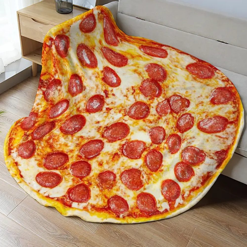 Cobija con forma de comida