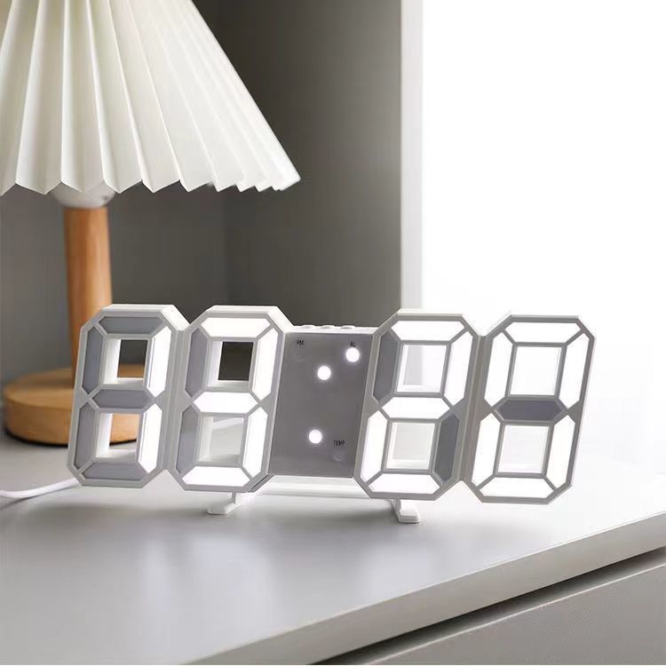 Reloj Digital 3D con alarma