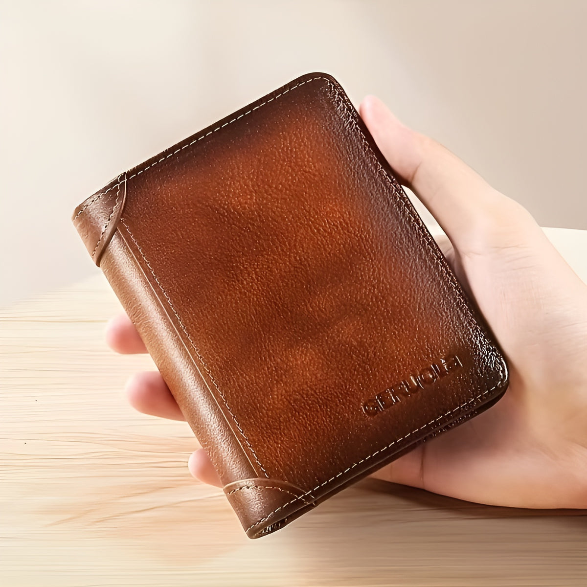 Billetera vintage para hombre