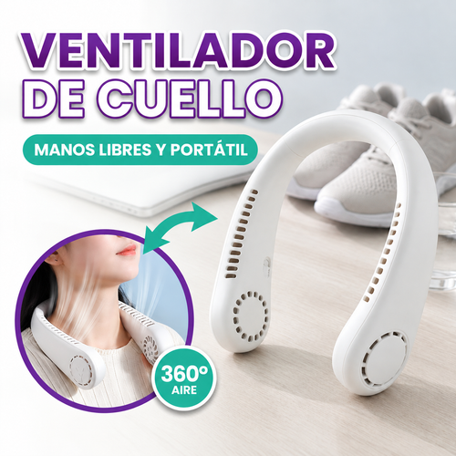 Ventilador de cuello portatil