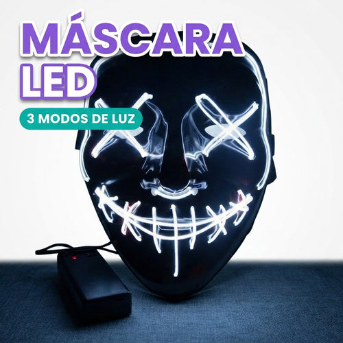Mascara LED para disfraz