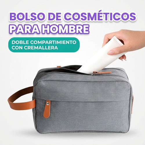 Bolso de cosmeticos de hombre para viajes