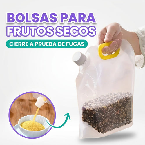 Bolsas para almacenamiento de frutos secos