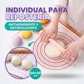 Individual de silicona antideslizante para reposteria