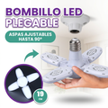 Bombillo LED en forma de cruz plegable