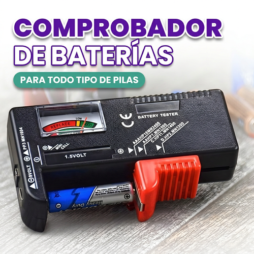Comprobador de bateria domestica