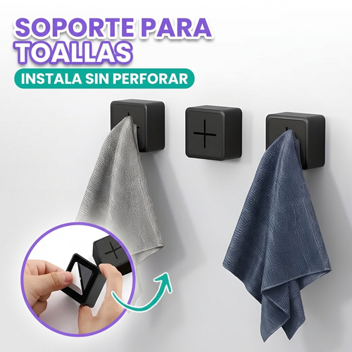 Soporte para toallas de baño (pack de 3)