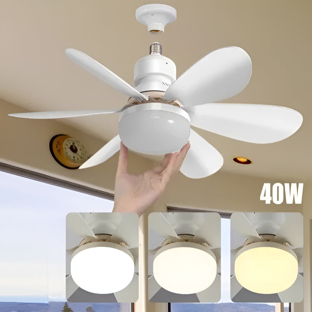 Ventilador de luz con control remoto