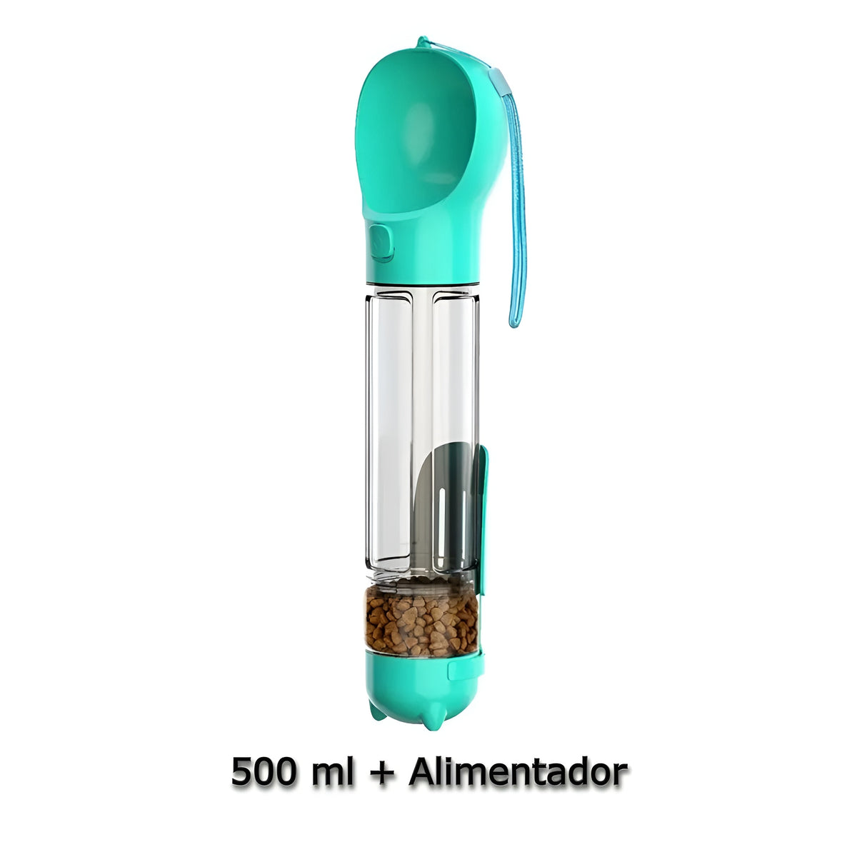 Botella de agua multifuncional 5 en 1 para mascota.