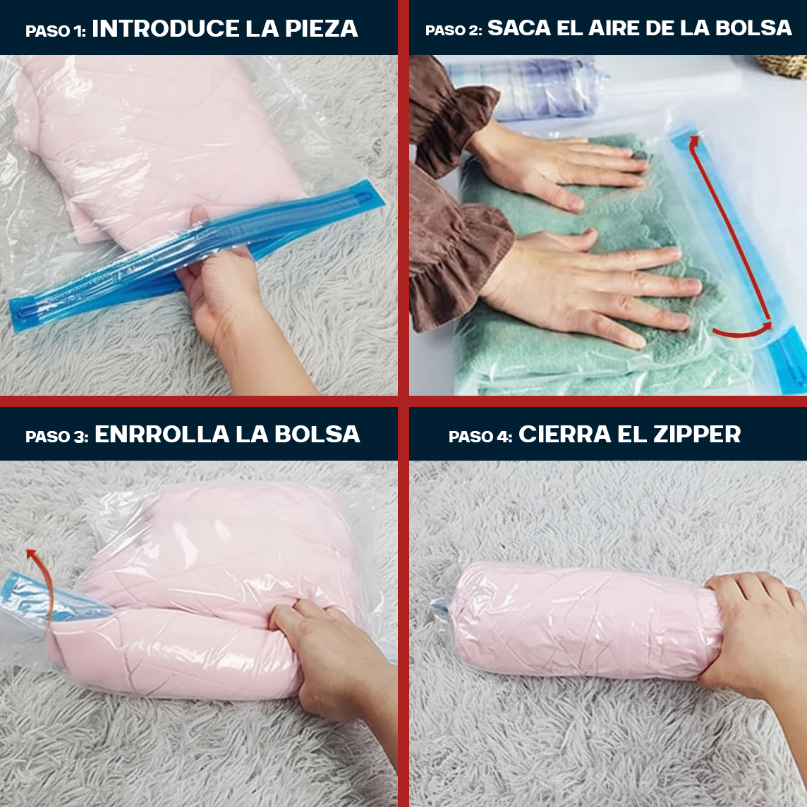 Bolsas de Almacenamiento al vacio Vauli (20 bolsas + bomba extraccion de aire) – Envío a toda Venezuela – NQLN Store
