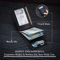 Billetera de semicuero para hombres – Vista adicional – Disponible en NQLN Store Venezuela