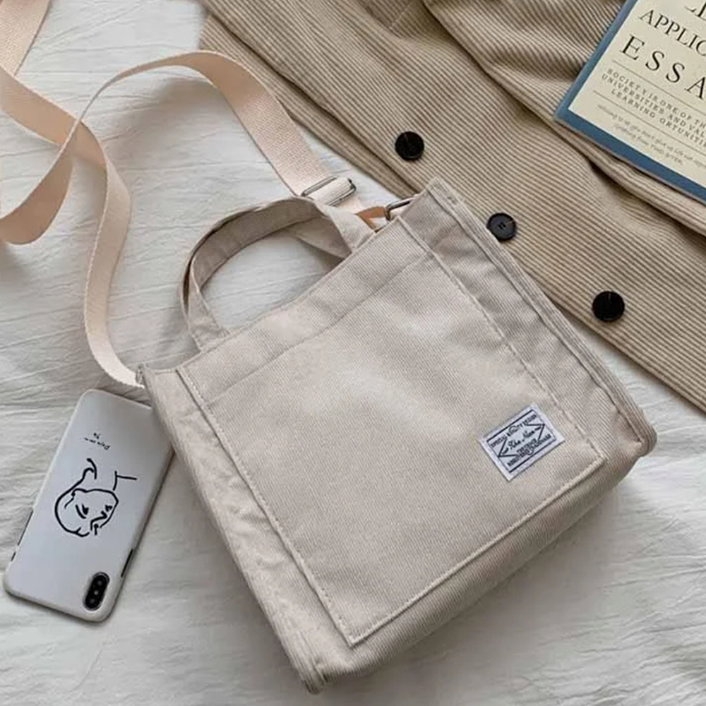 Bolso cuadrado pequeño de poliester para ninas