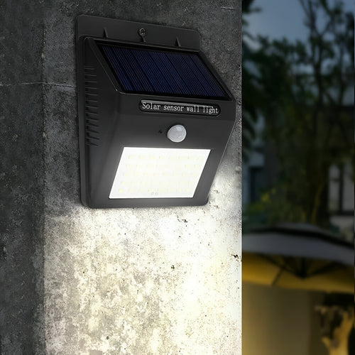 Lampara de pared recargable con luz solar LED