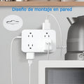 Regleta con protector de sobretension – Vista adicional – Disponible en NQLN Store Venezuela