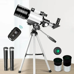 Telescopio astronomico refractor