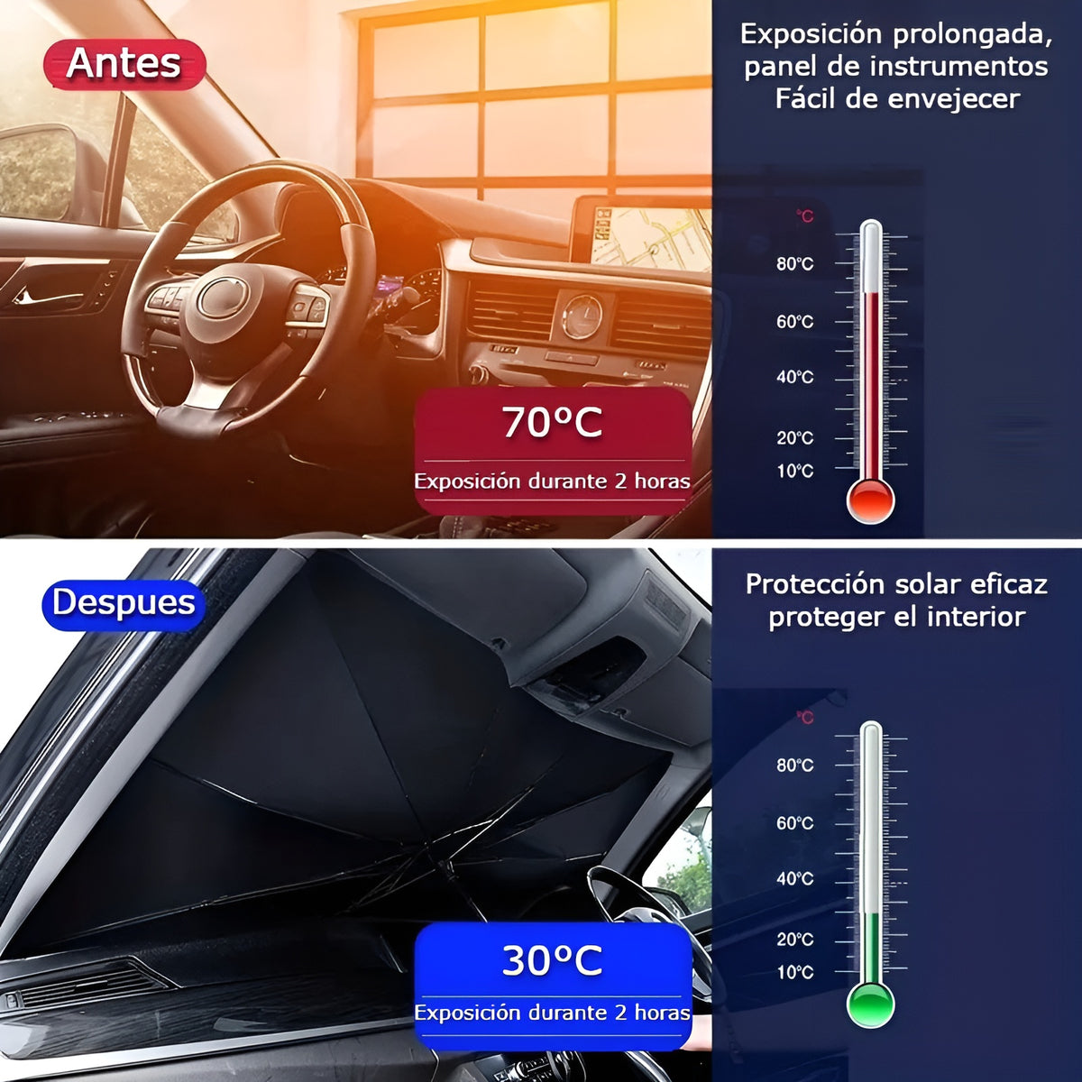 Tapasol para parabrisas de carro – Envío a toda Venezuela – NQLN Store